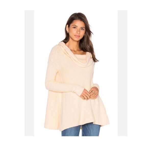 Free People Strawberry Fields Sweater Cream French Vanilla M - Picture 1 of 11